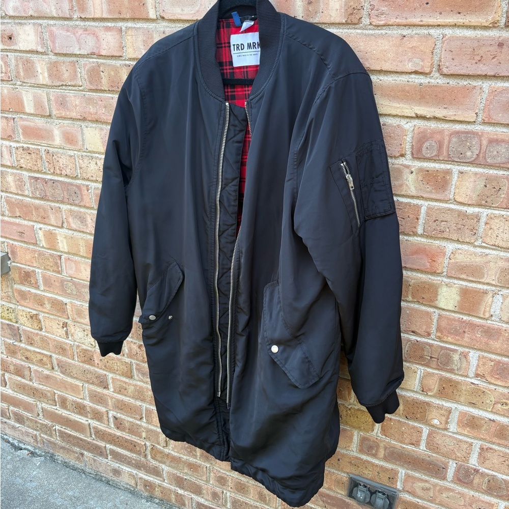 Men's Black Bomber Jacket